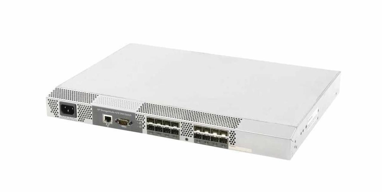 HP Switch - 4/8 SAN, SW210E (411838-001-RFB) thumbnail
