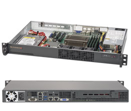 Supermicro 5019S-L Intel® C232 LGA 1151 (Socket H4) Rack (1U) Zwart (SYS-5019S-L) thumbnail
