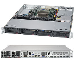 Supermicro 5019S-MR Intel® C236 LGA 1151 (Socket H4) Rack (1U) Zwart (SYS-5019S-MR) thumbnail