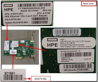 HP BD ETHERNET 1GB 2P 332T ADPTR (616012-001-RFB) thumbnail