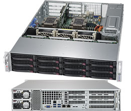 Supermicro SuperServer 6029P-WTRT Intel C622 LGA 3647 (Socket P) Rack (2U) Zwart (SYS-6029P-WTRT) thumbnail