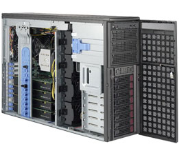 Supermicro SuperServer 7049GP-TRT Intel® C621 LGA 3647 (Socket P) Rack (4U) Grijs (SYS-7049GP-TRT) thumbnail