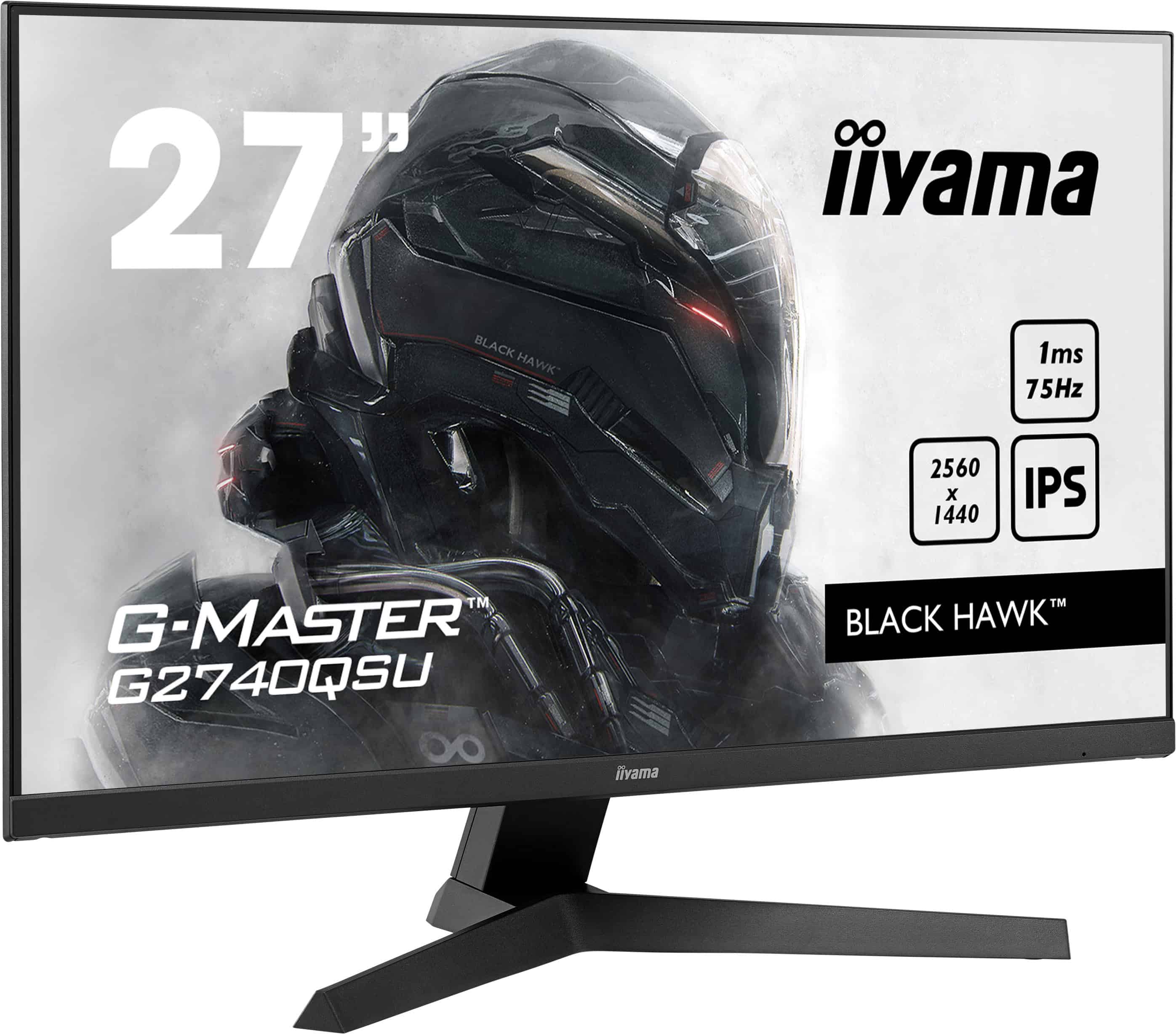 iiyama G-Master G2740QSU-B1- IPS-Panel, AMD FreeSync, WQHD, 1 Ms (G2740QSU-B1) thumbnail