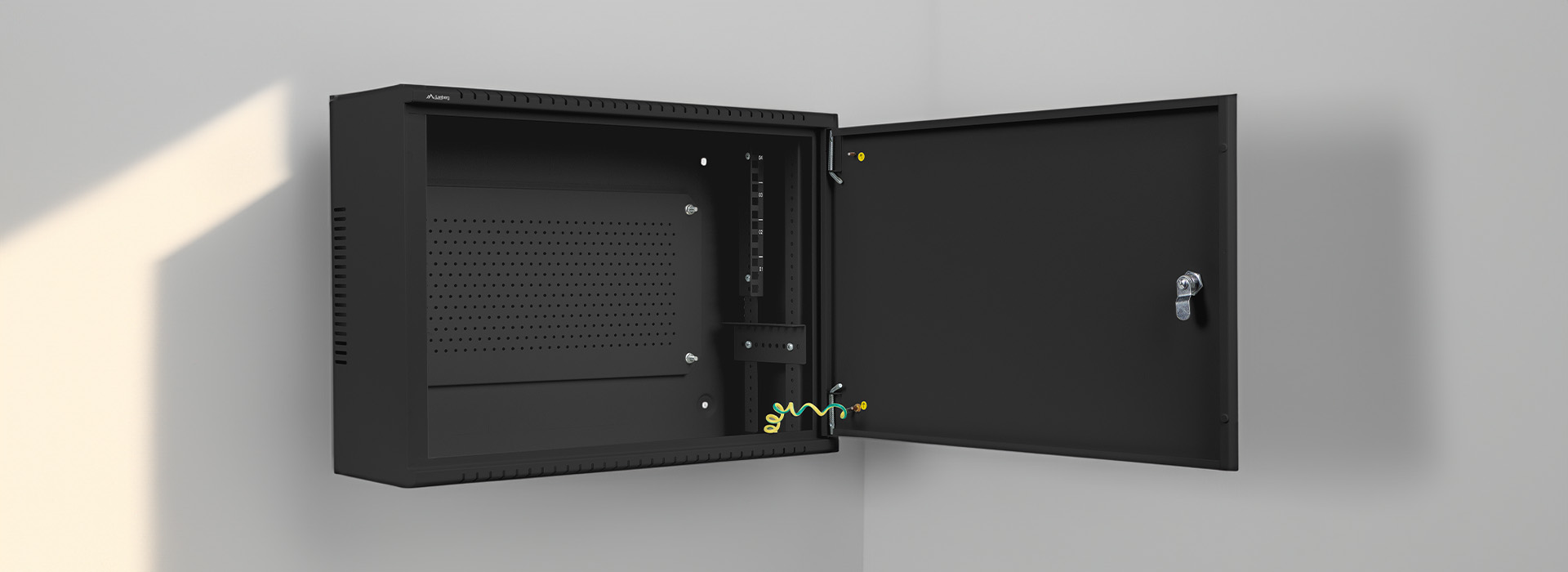 LANBERG 19 RACK-MOUNTABLE 6U+3U -540X200 LOW-PROFILE RACK (ASSEMBLED) (WAF1-5203-06-00S) thumbnail