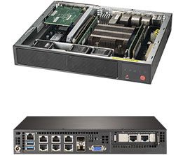 Supermicro SuperServer E300-9D-4CN8TP Intel SoC Zwart (SYS-E300-9D-4CN8TP) thumbnail