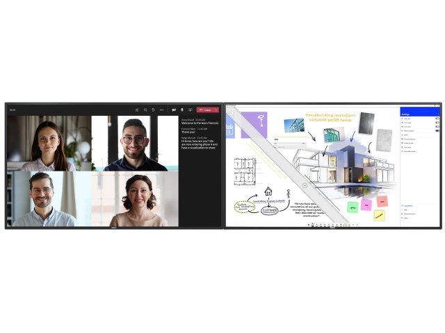 NEC 40001571 beeldkrant Digitale signage flatscreen 165,1 cm (65") LCD Wifi 500 cd/m² 4K Ultra HD Zwart Touchscreen 24/7 (40001571) thumbnail