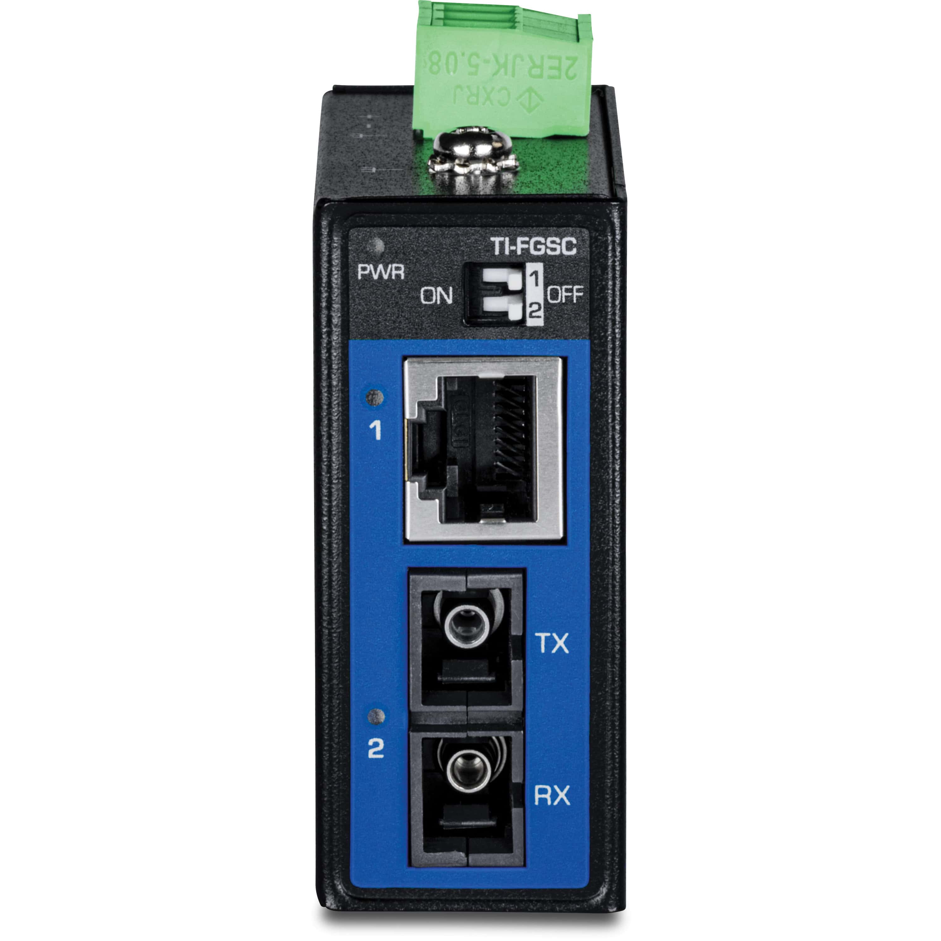 TRENDnet TI-FGSC Medienkonverter Industrial Multi-Mode SC 1km - Converter - Glasfaser (LWL) (TI-FGSC) (TI-FGSC) thumbnail
