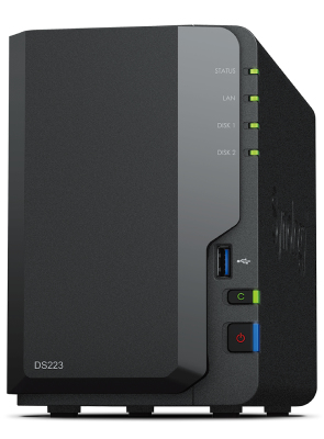 Synology DiskStation DS223 data-opslag-server NAS Desktop Ethernet LAN RTD1619B (DS223) thumbnail