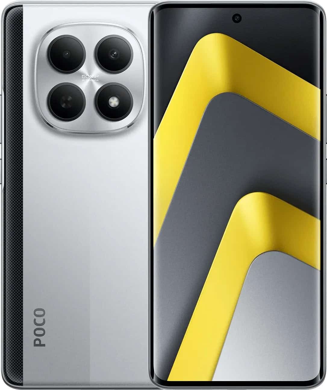 Xiaomi POCO M8 5G Smartphone 256 GB Silver (72375) thumbnail