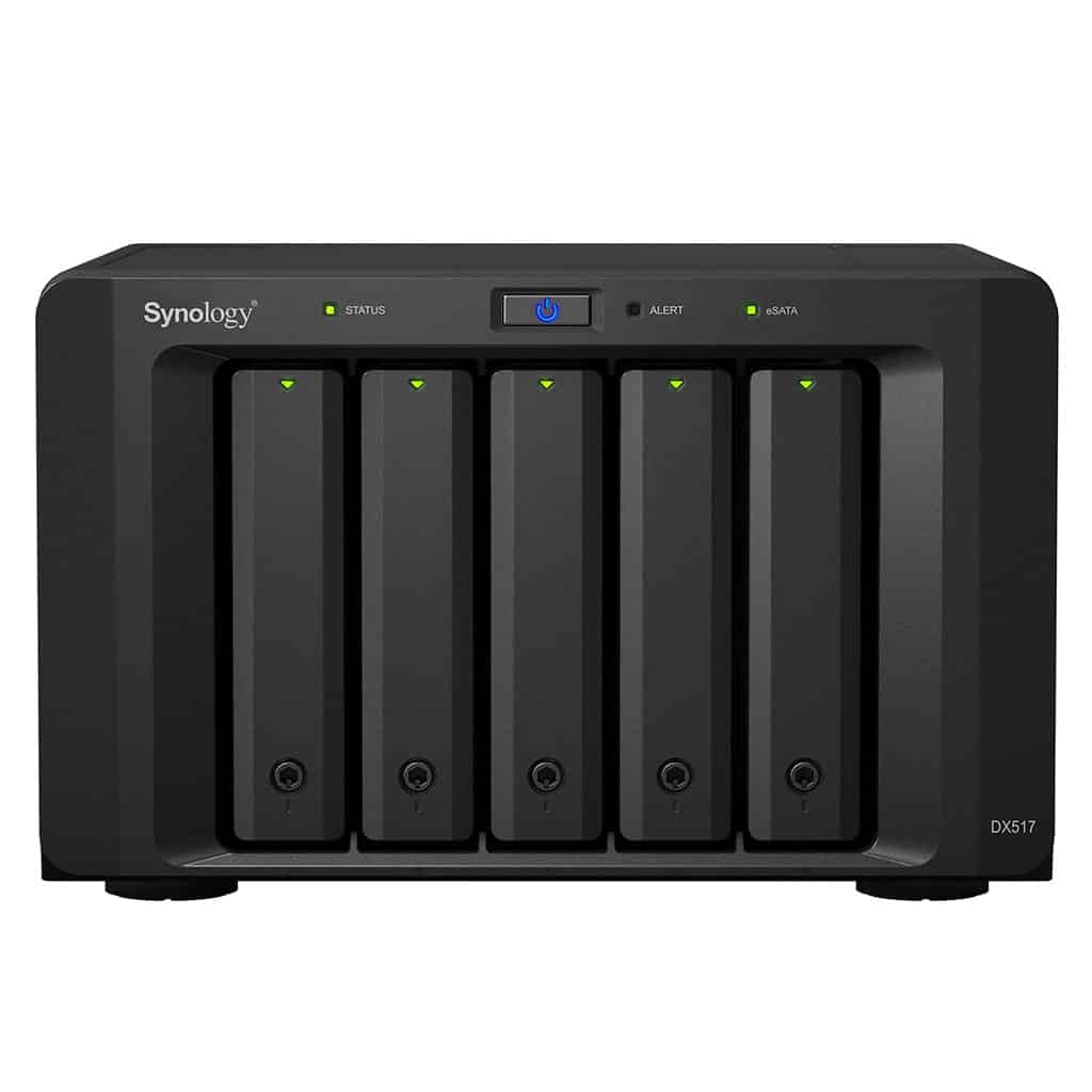 Synology DX517 disk array Desktop Zwart (DX517) thumbnail