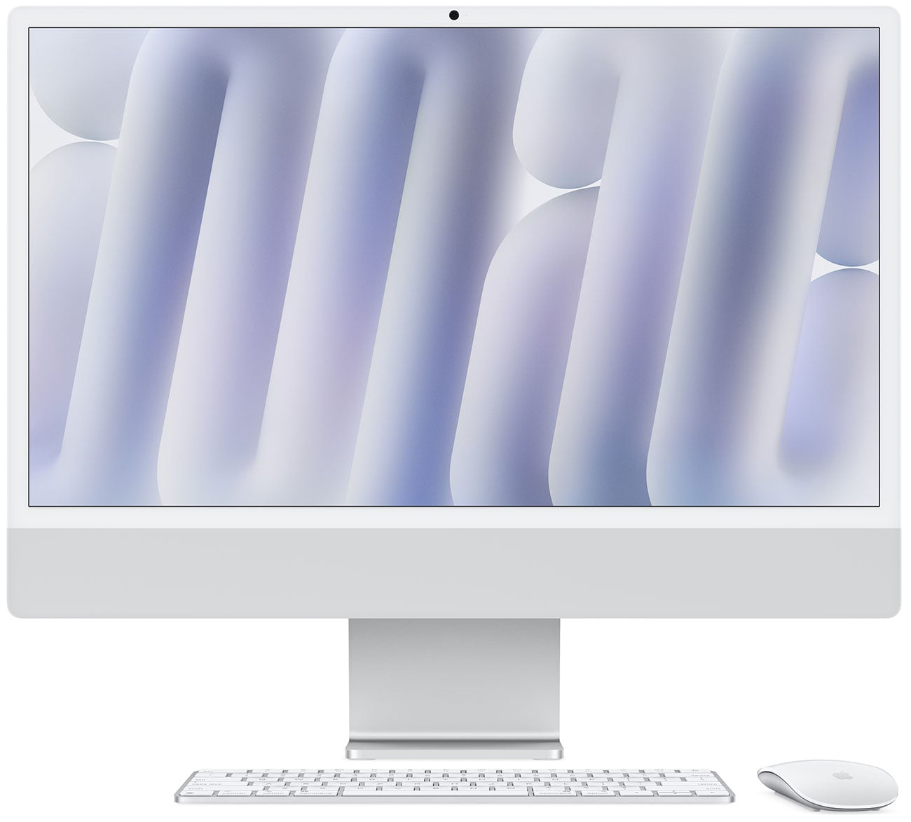 Apple iMac Z1E2 59.62cm 23.5Zoll Standardglas M4 8C CPU/8C GPU/16C N.E. 16GB 1TB SSD Ohne Eth MM NumKey TID DE Silber (Z1E2-MWUC3D/A-078TET) thumbnail