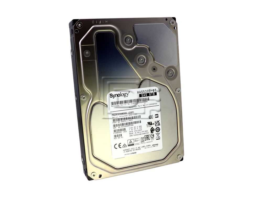 Synology HAS5300/8TB/HDD/3.5/SAS/7200 RPM/5R (HAS5300-8T) thumbnail