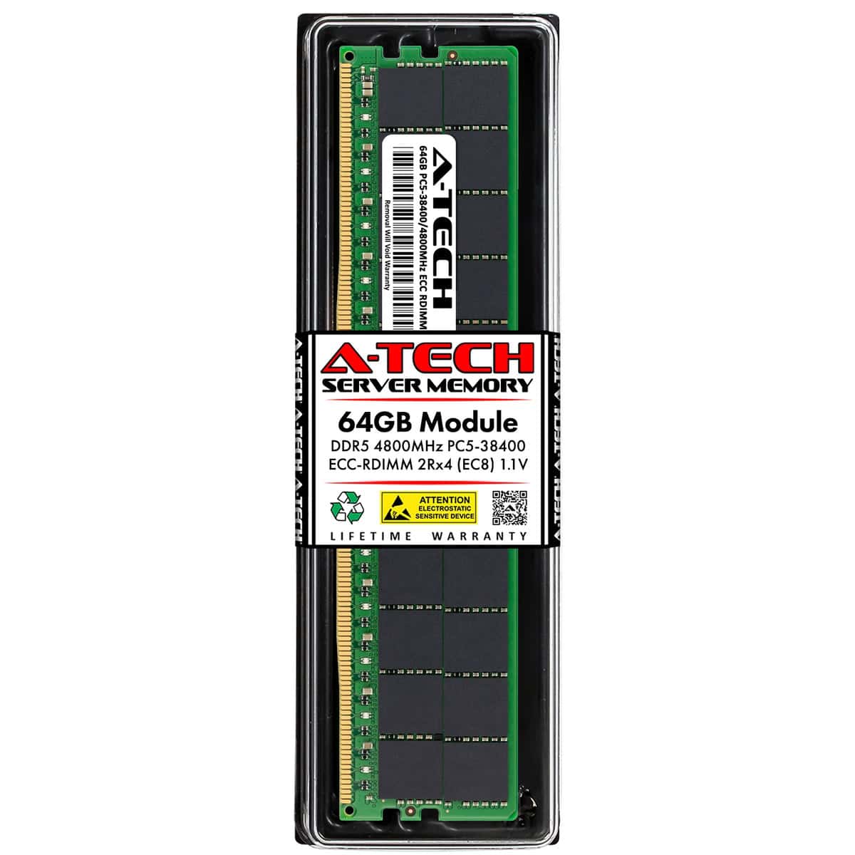 Dell 64GB 2Rx4 PC5-38400R DDR5-4800MHz Certified (SNPJ52K5C/64G) thumbnail