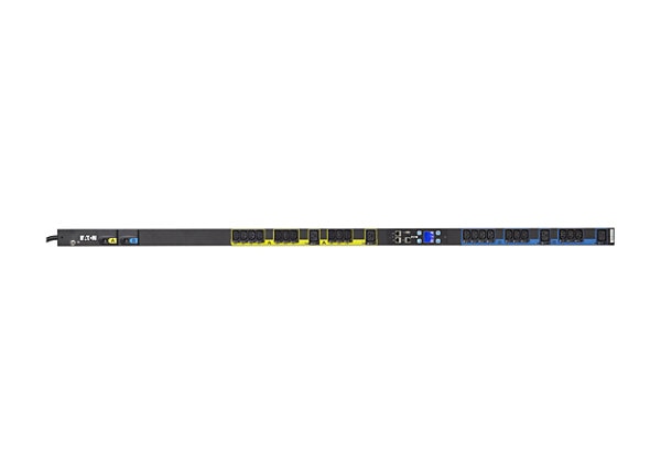 Eaton EMACFL36JA6A6W2 High Density Managed Rack ePDU G3 - IEC 60309 460P9W 3P+PE 208V 60A Input - 6ft Cord - 18xC39 Outlets - 20 (EMACFL36JA6A6W2) thumbnail