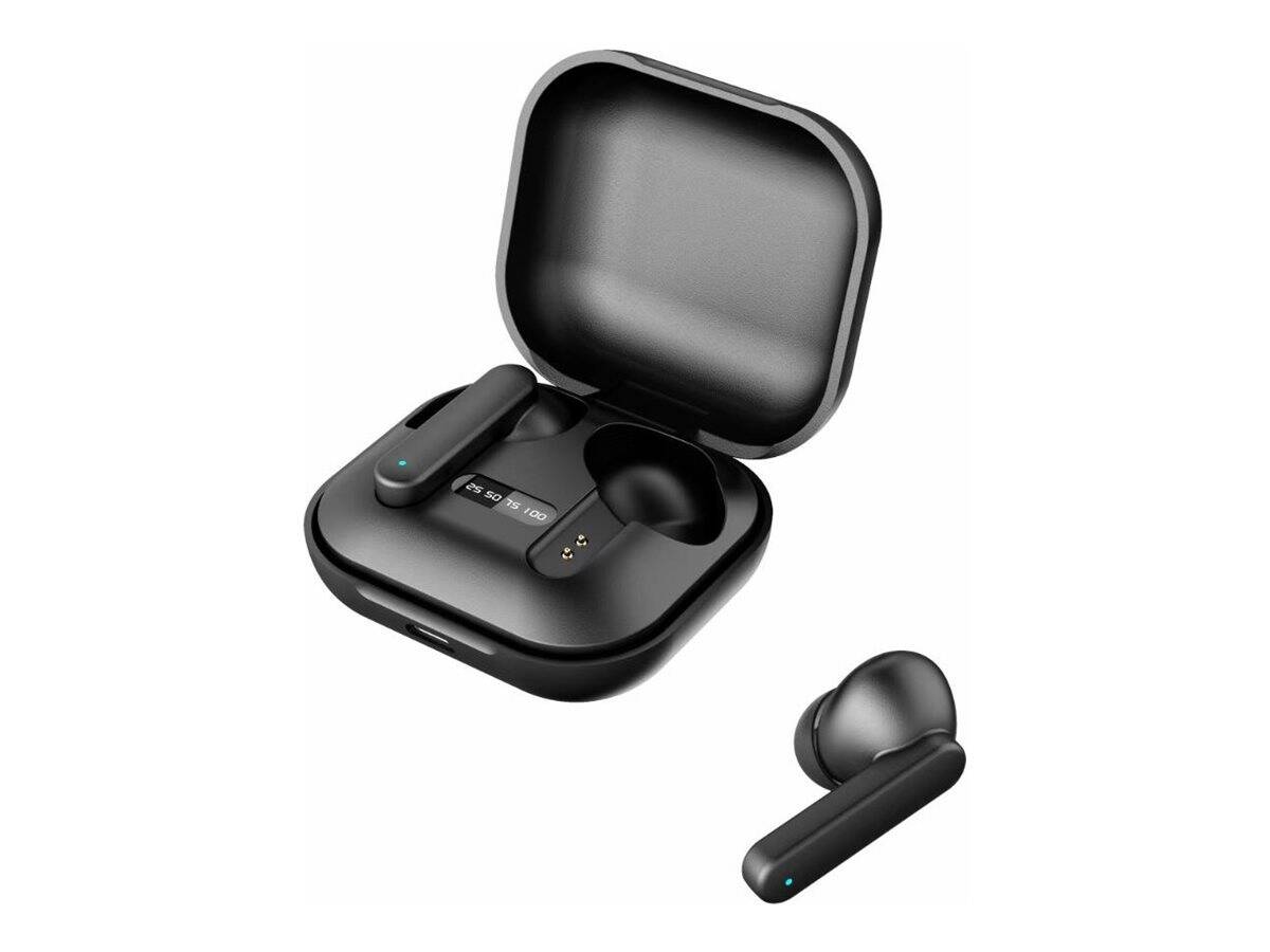 Gembird FITEAR-X100B, Wireless, Call/Music, 20 20000 Hz, 34 G, Headphones, Black (FITEAR-X100B) thumbnail