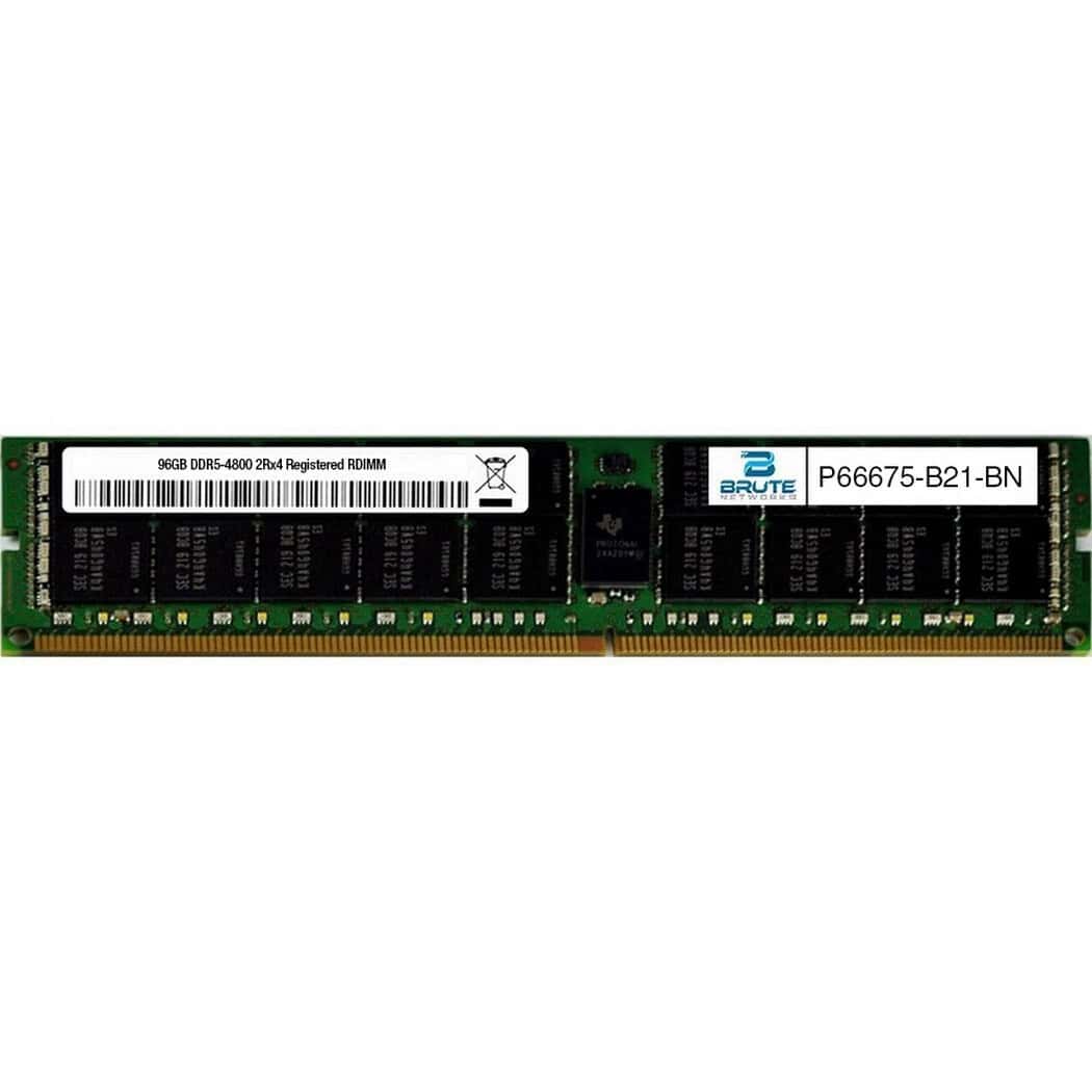 HPE 96GB (196GB) 2RX4 PC5-38400B-R DDR5-4800MHZ RDIMM (P66675-B21) thumbnail