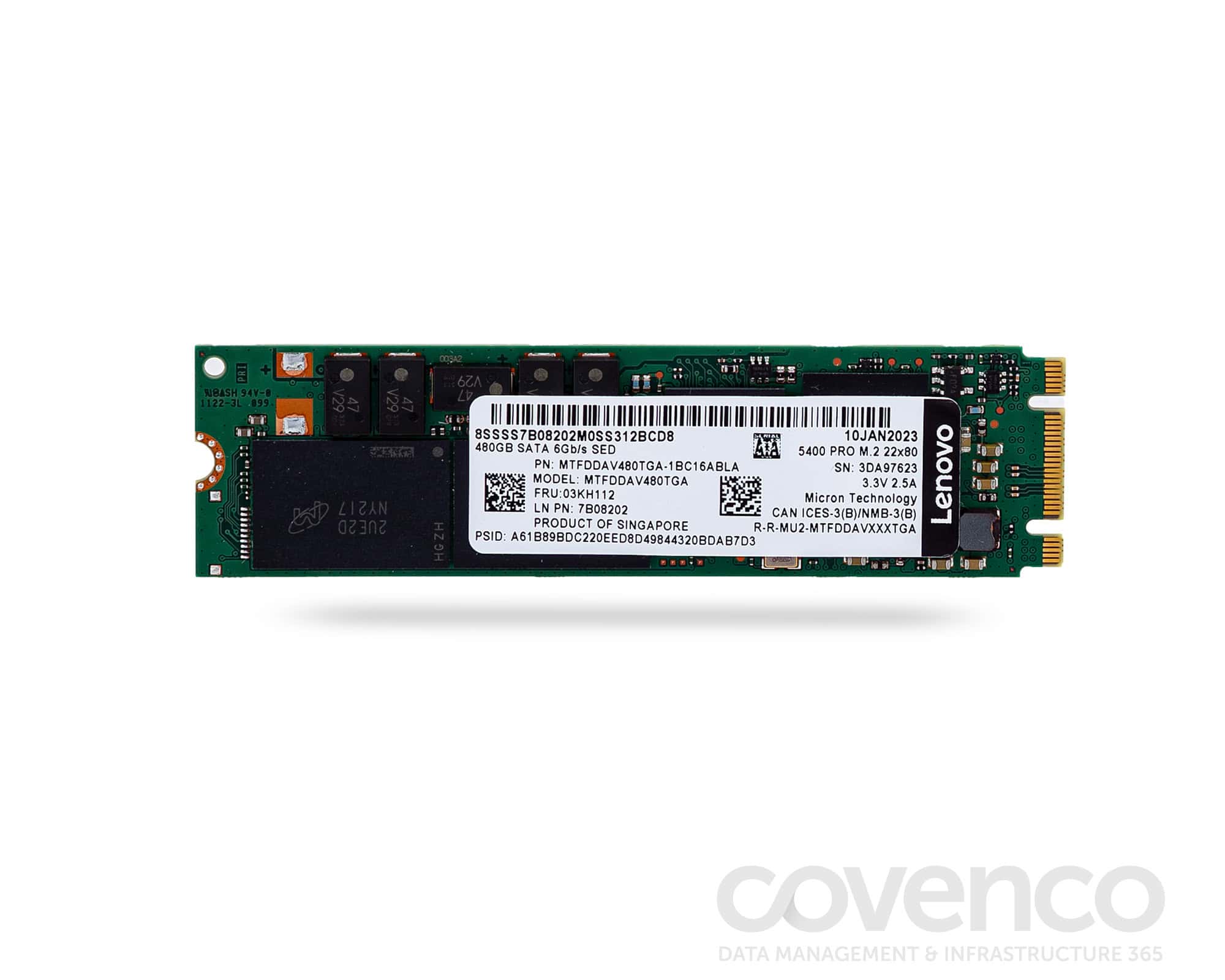 Lenovo ThinkSystem M.2 5400 PRO 480GB Read Intensive SATA (03KH112) thumbnail