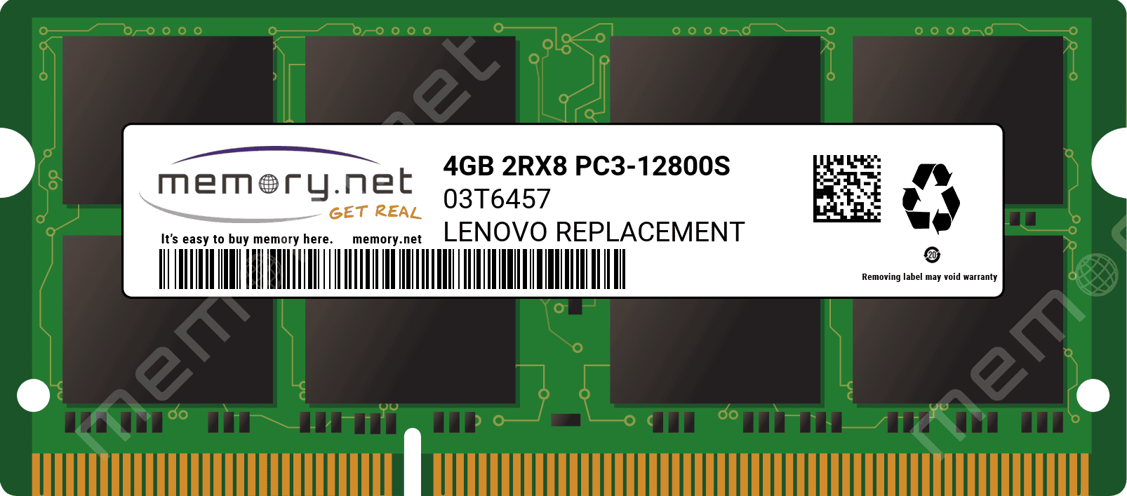LENOVO 64GB (164GB) 2RX4 PC5-44800B-R DDR5-5600MHZ RDIMM (03ND641) thumbnail