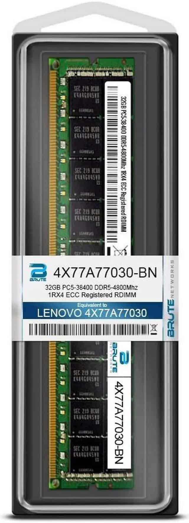 LENOVO 32GB (132GB) 1RX4 PC5-38400R DDR5-4800MHZ RDIMM (5600) (4X77A77030-5600) thumbnail