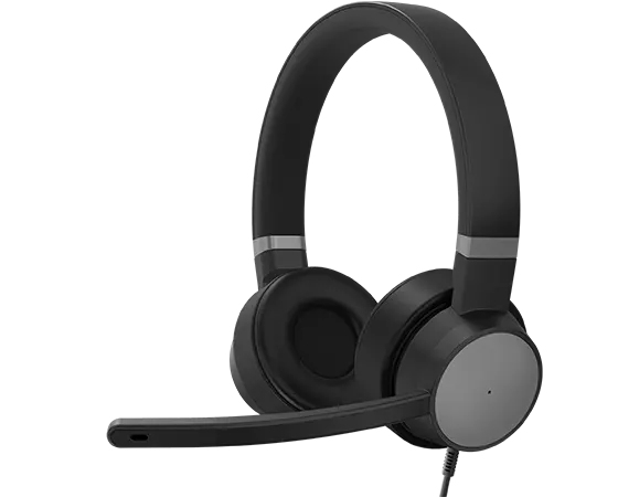 Lenovo Go Wired ANC Headset Bedraad Hoofdband Car/Home office USB Type-C Zwart (4XD1C99223) thumbnail
