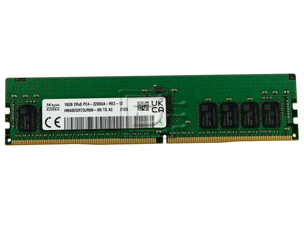 Super Micro Supermicro 16GB 2Rx8 PC4-25600AA-R DDR4-3200MHz (HMA82GR7DJR8N-XNSM) thumbnail