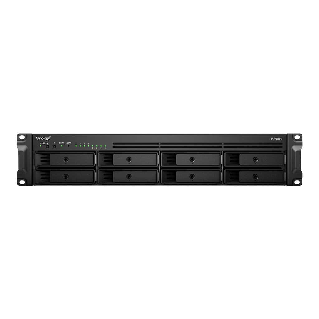 Synology RackStation RS1221RP+ data-opslag-server NAS Rack (2U) Ethernet LAN Zwart V1500B (RS1221RP+) thumbnail