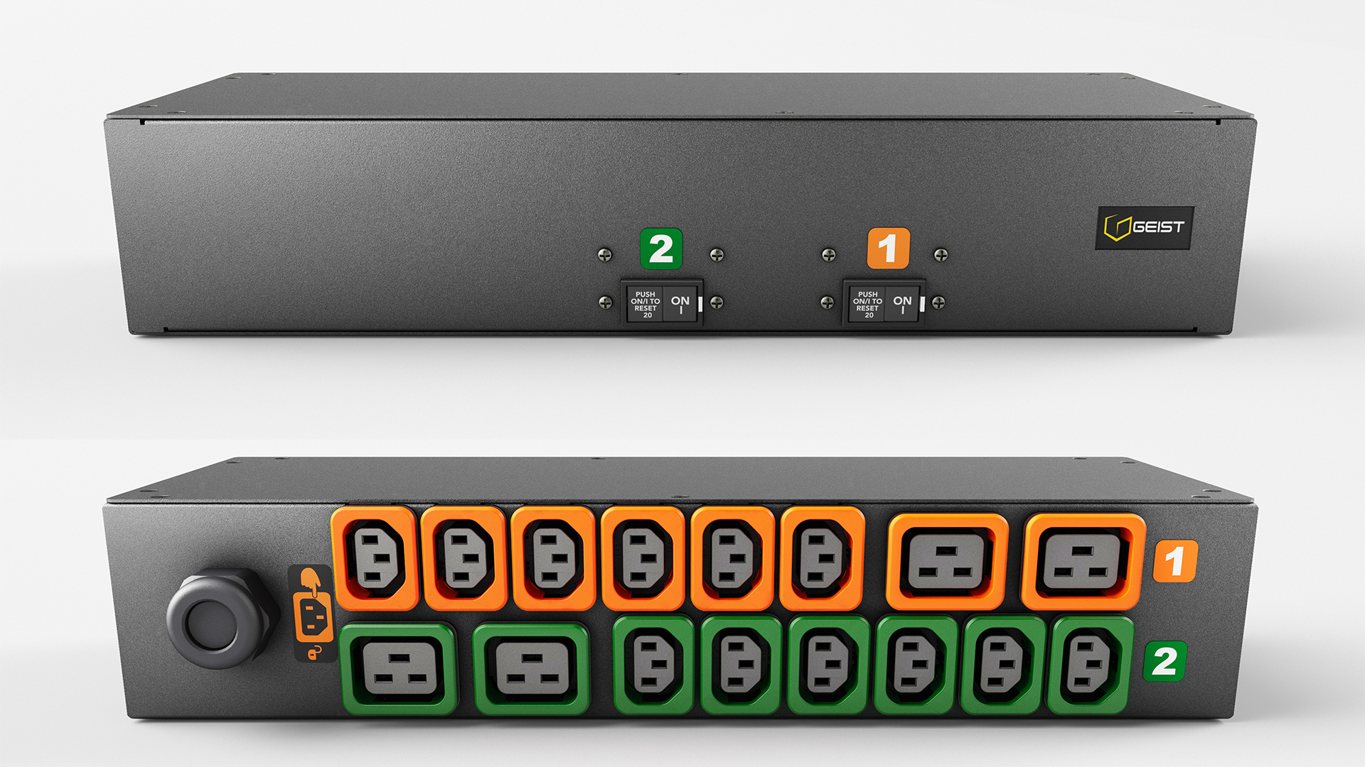 Vertiv G2XPR166-103PB4PS6-IP44 energiedistributie 16 AC-uitgang(en) 2U Zwart (G1649L) thumbnail