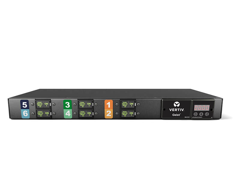 Vertiv Geist Metered energiedistributie 12 AC-uitgang(en) 0U/1U Zwart (G2229) thumbnail