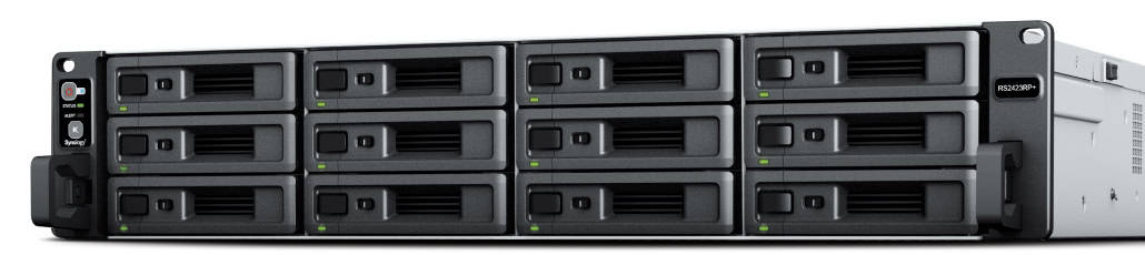 Synology RackStation RS2423+ data-opslag-server NAS Rack (2U) Ethernet LAN Zwart, Grijs V1780B (RS2423+) thumbnail