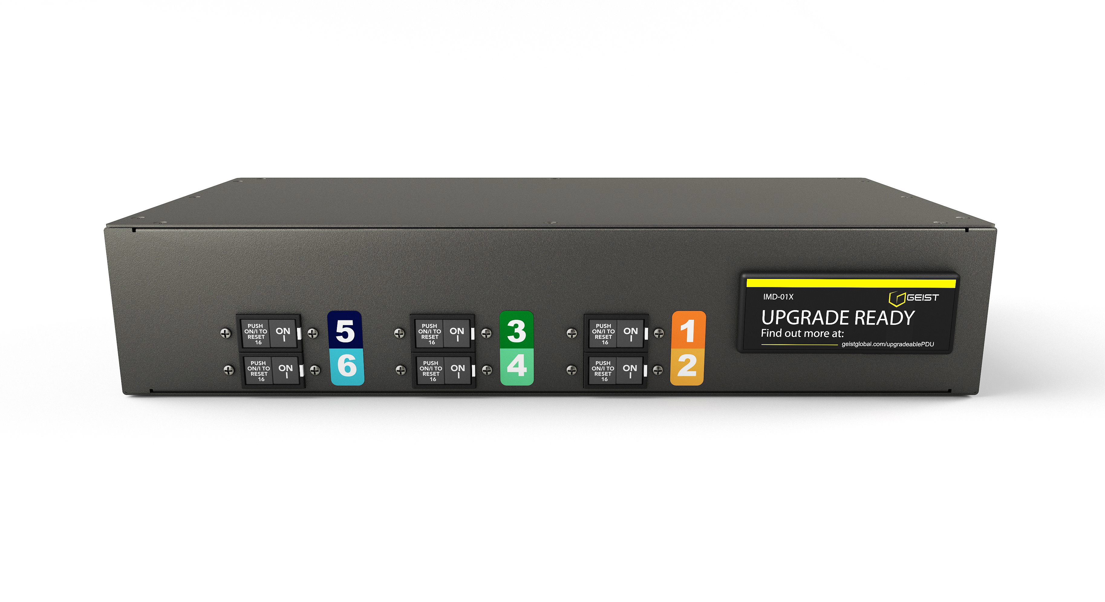 Vertiv MG01X2R1-12L193-3PS56B2H10-S energiedistributie 12 AC-uitgang(en) 2U Zwart (GI10002L) thumbnail