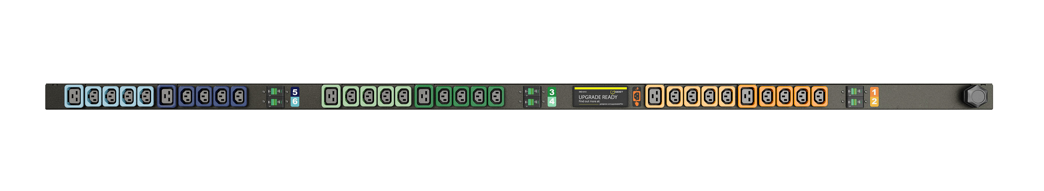 Vertiv MG01X4W1-30PN63-3PS56C2A10-S energiedistributie 30 AC-uitgang(en) 0U Zwart (GI10008L) thumbnail
