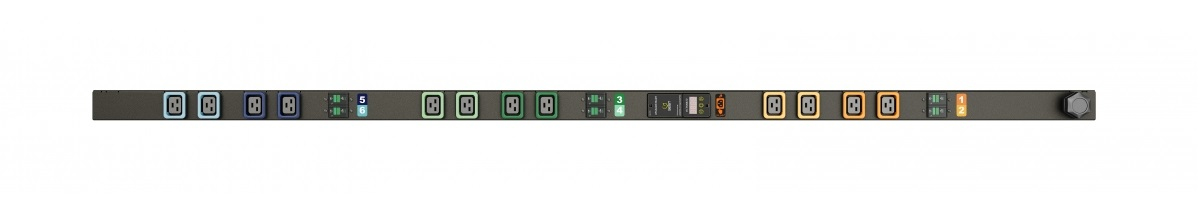 Vertiv MG01D4B1-12L193-3PS56B2A10-S energiedistributie 12 AC-uitgang(en) 0U Zwart (GI10020L) thumbnail