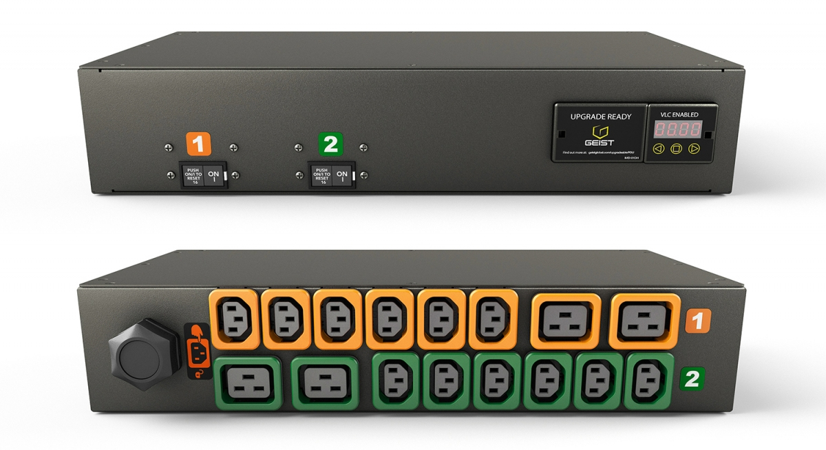 Vertiv MG01D2R1-16PB43-3PS6B2H10-S energiedistributie 16 AC-uitgang(en) 2U Zwart (GI10023L) thumbnail