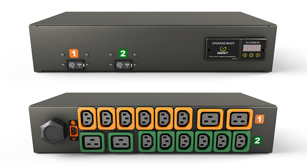 Vertiv MG01D2R1-16PB43-3PS6C2H10-S energiedistributie 16 AC-uitgang(en) 2U Zwart (GI10026L) thumbnail