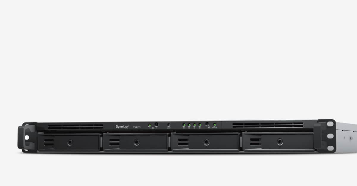 Synology NAS RS422+ 4bay 19 4xLFF/SFF (RS422+) thumbnail