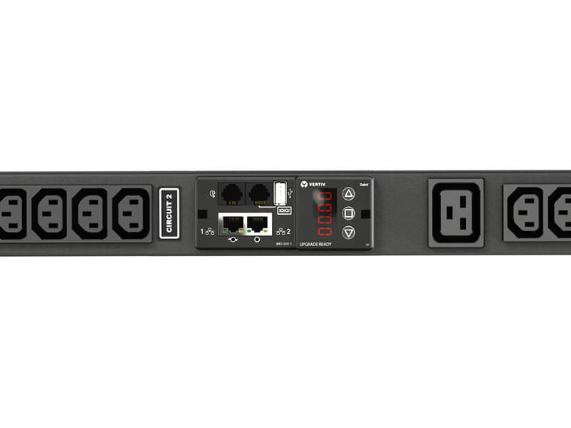 Vertiv NI30682 MN03EGW1-30CF18-5CS15A0A10-S-A Geist rPDU Monitored Unit Level EC Power Distribution Unit - 70 Inches - Vertical  (NI30682) thumbnail