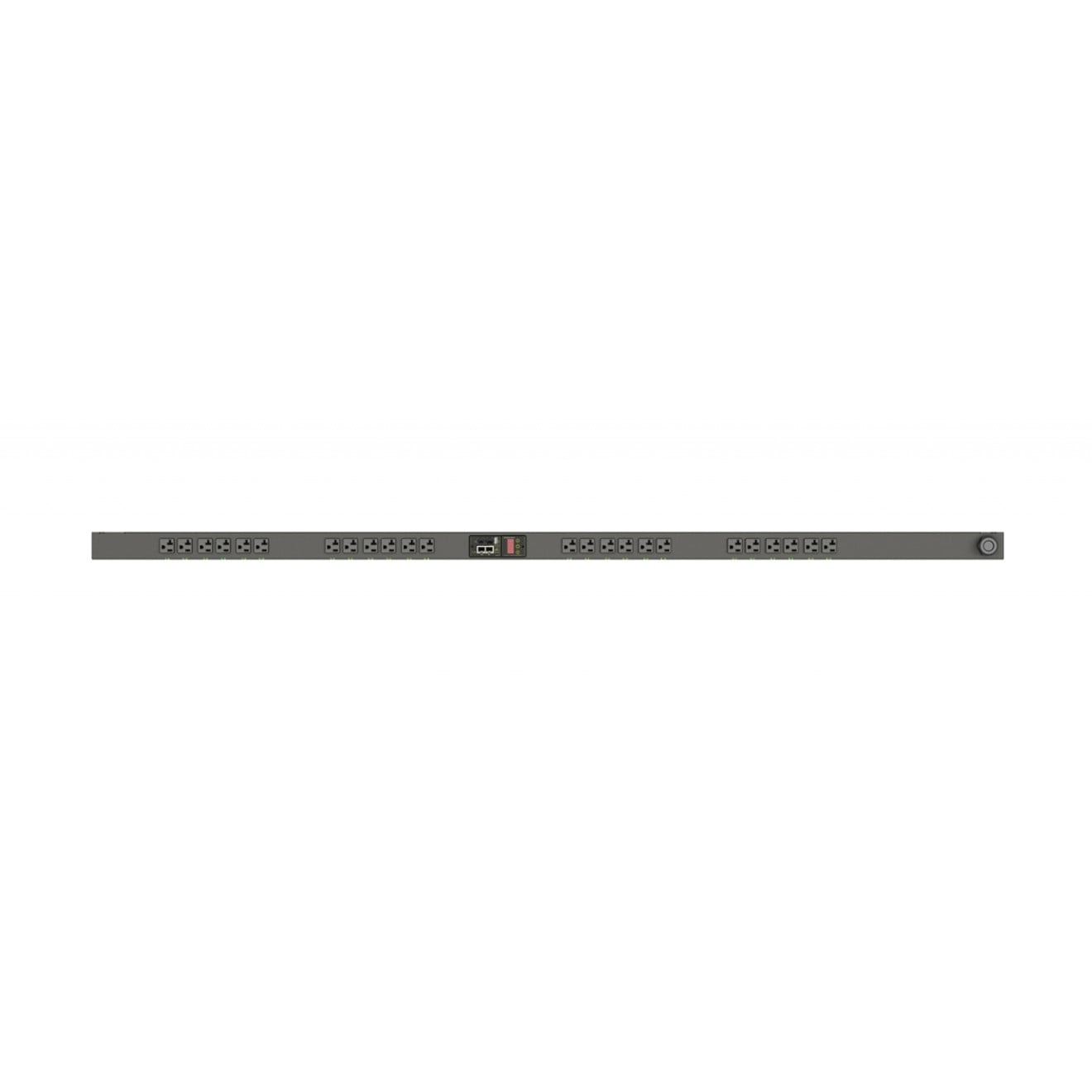 Vertiv NR30005 Geist MNR3EGB0-24S203-2TL5A0A10-S 24-Outlets Power Distribution Unit - Monitored - NEMA L5-20P - 24 x NEMA 5-20R  (NR30005) thumbnail