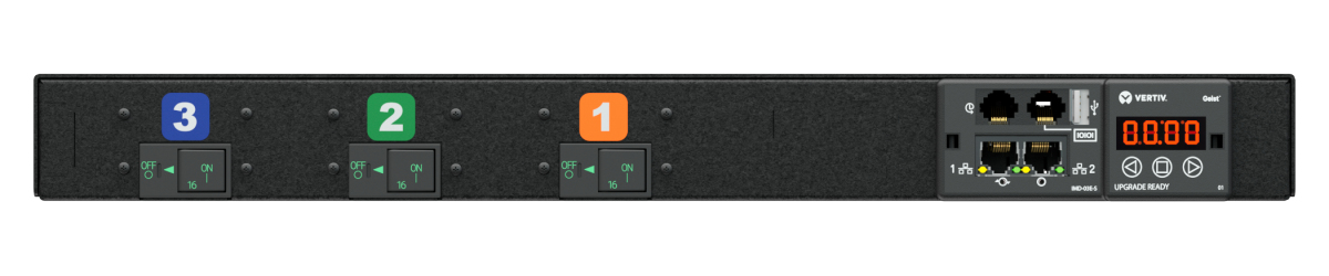 Vertiv UI30024 energiedistributie 12 AC-uitgang(en) 1U Zwart (UI30024) thumbnail