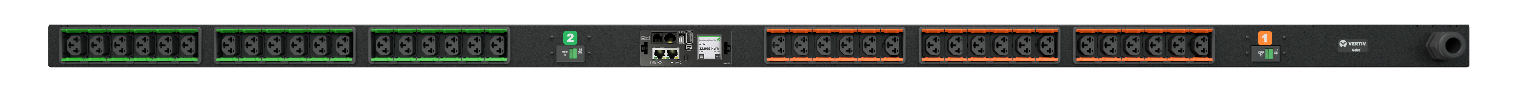 Vertiv Geist VP4G30AK energiedistributie 36 AC-uitgang(en) 0U Zwart (VP4G30AK) thumbnail