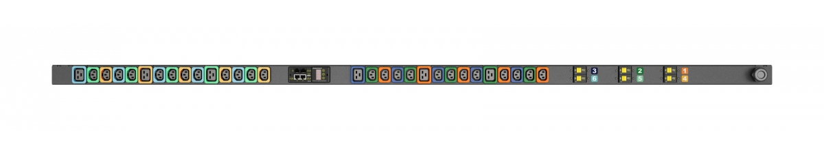Vertiv Geist MG03E4W1-30PN63-3PS56B2A10-S-A-RC energiedistributie 30 AC-uitgang(en) Zwart (VP4G9003) thumbnail