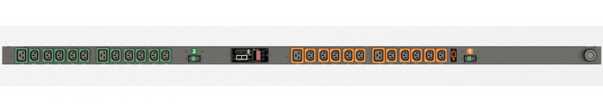 Vertiv Geist MGS3EGB1-24PJ43-3PS6B2A10-S-RC energiedistributie 24 AC-uitgang(en) 0U Zwart (VP5G9001) thumbnail