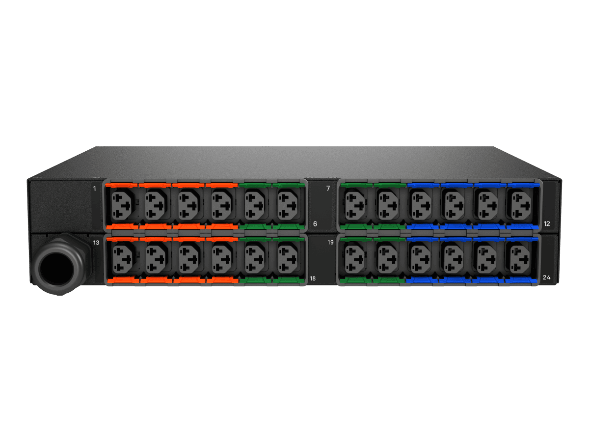 Vertiv Geist rPDU MNR3EGW1-24CF18-5CS15A0A10-S-A 24-Outlets PDU - Monitored - 3P+E CA - 24 x Combination C13/C19 - 230 V AC - Ne (VP6N5000) thumbnail