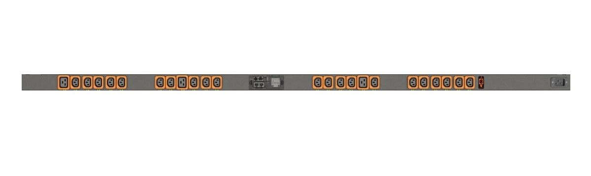 Vertiv MUU5MGB0-24PK37-2C20A9A00-S energiedistributie 24 AC-uitgang(en) Zwart (VP7U20A1) thumbnail