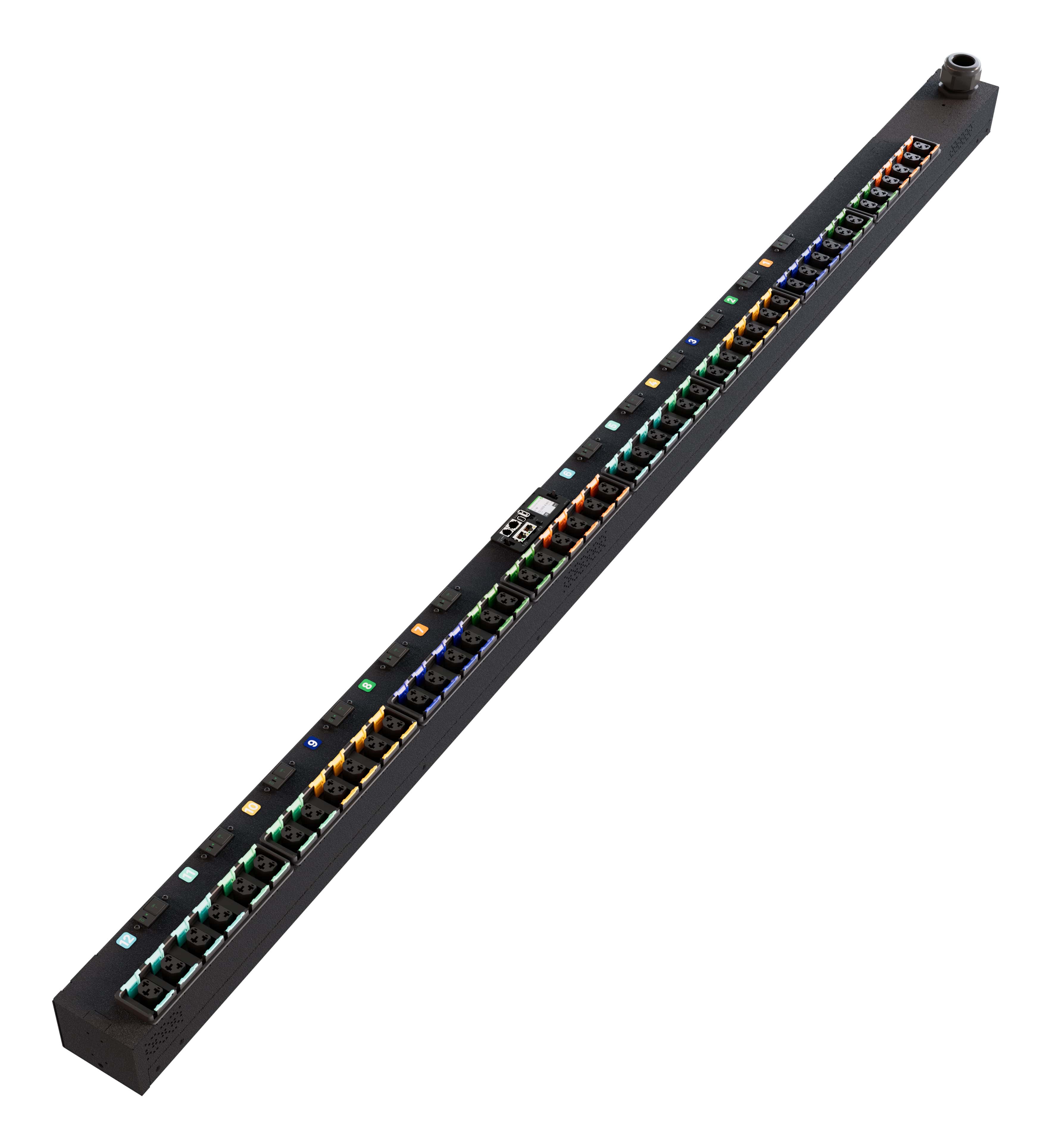 Vertiv PowerIT VP7U60A1 energiedistributie 48 AC-uitgang(en) 0U Zwart (VP7U60A1) thumbnail