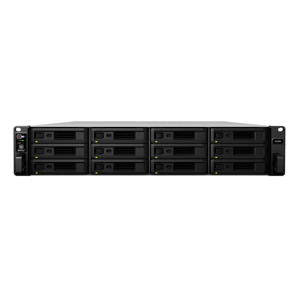 Synology Unified Controller UC3200 SAN Rack (2U) Ethernet LAN Zwart, Grijs D-1521 (UC3200) thumbnail