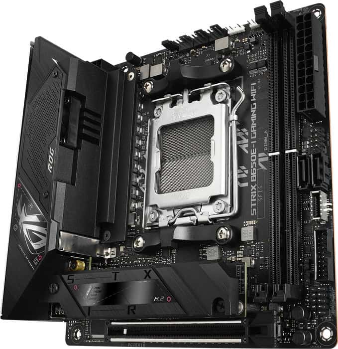 ASUS ROG STRIX B650E-I GAMING WIFI Mainboard Sockel AM5 (DS 90MB1BI0-M0EAY0) thumbnail