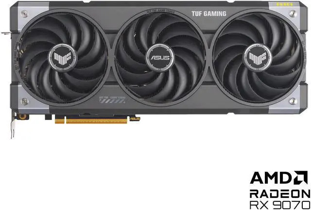 Asus TUF Radeon RX 9070 XT 16GB Grafikkarte - 16GB GDDR6, HDMI, 3x DP (DS 90YV0L70-M0NA00) thumbnail