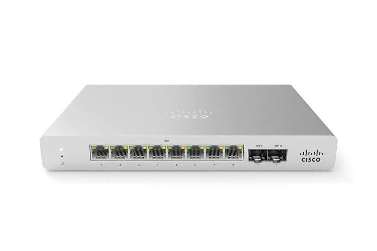 Cisco Meraki MS120 8-Port 124W PoE Cloud Managed Switch (8x 1G Base-T, 2x SFP) (MS120-8FP) thumbnail