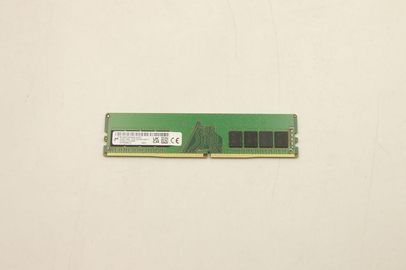 Lenovo Memory 16GB DDR4 3200 Micron Udimm (5M30V06914) (5M30V06914) thumbnail