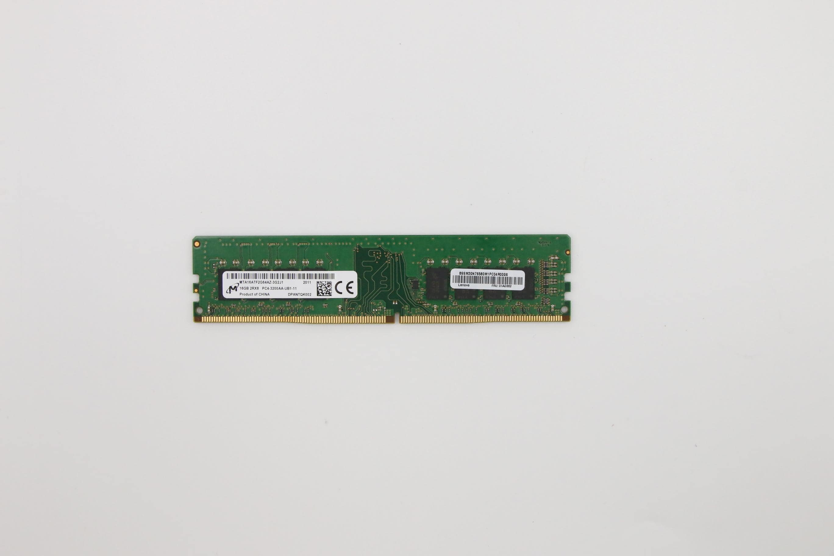 Lenovo 16GB DDR4 UDIMM memory module, 3200MHz - 16 GB - DDR4 (5M31L87443) (5M31L87443) thumbnail